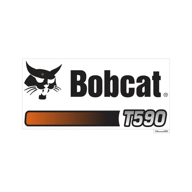 Bobcat 7195556 T590 Bobcat Decal, 7195556