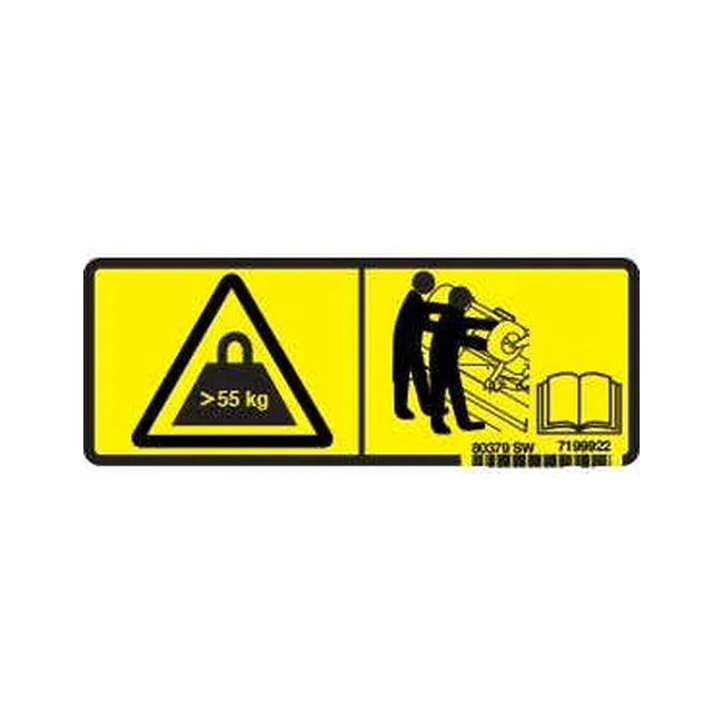 Bobcat 7199922 No-Text Warning Decal for Soil Conditioner, 7199922