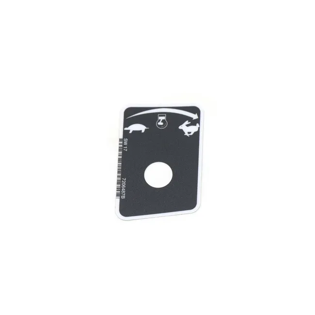 Bobcat 7206487 Throttle Decal for Excavators and Loaders, 7206487