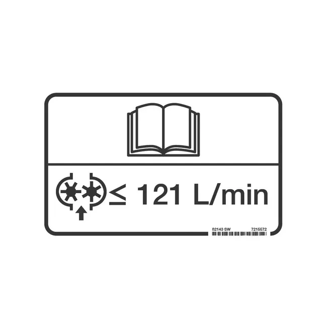 Bobcat 7215572 Flow Max Decal, 7215572