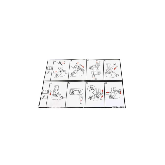 Bobcat 7220130 X-Change Decal for Excavators, 7220130