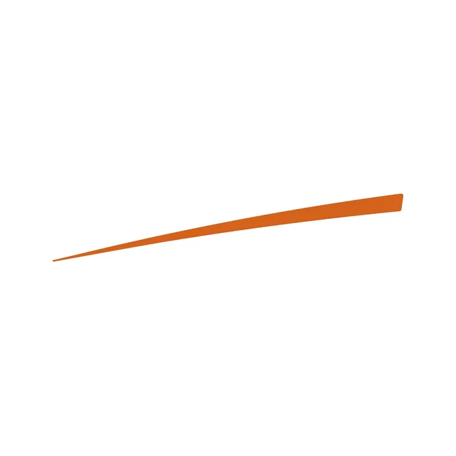 Bobcat 7221024 Left Orange Stripe Decal for Excavators, 7221024