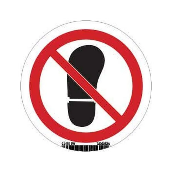 Bobcat 7236952 Not A Step Decal for Attachments and Compact Wheel Loaders, 7236952