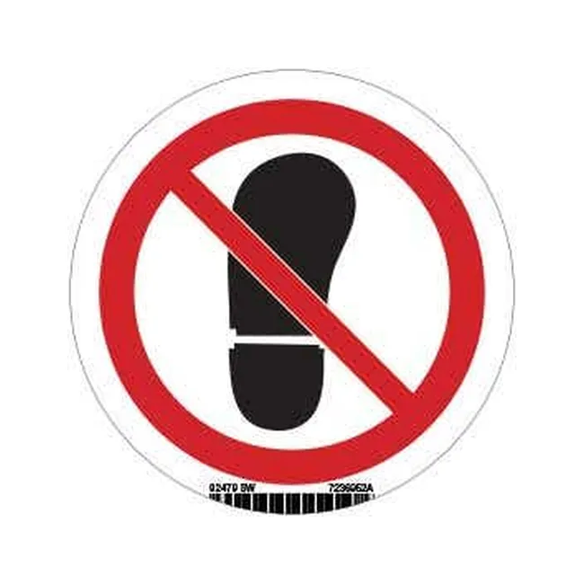 Bobcat 7236952 Not A Step Decal for Attachments and Compact Wheel Loaders, 7236952