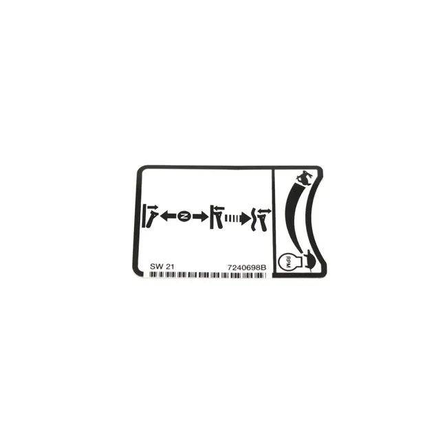 Bobcat 7240698 Blade Decal, 7240698