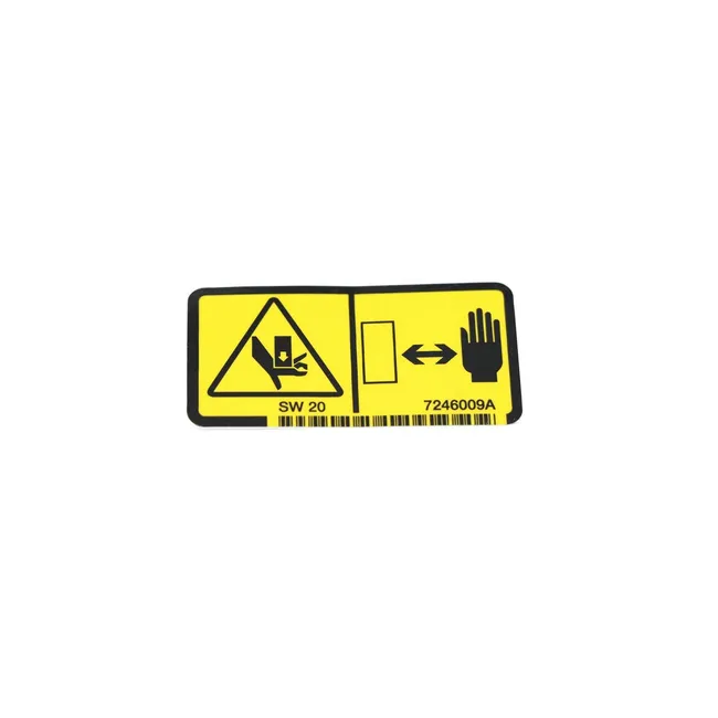 Bobcat 7246009 Warning Decal for Attachments and Excavators, 7246009