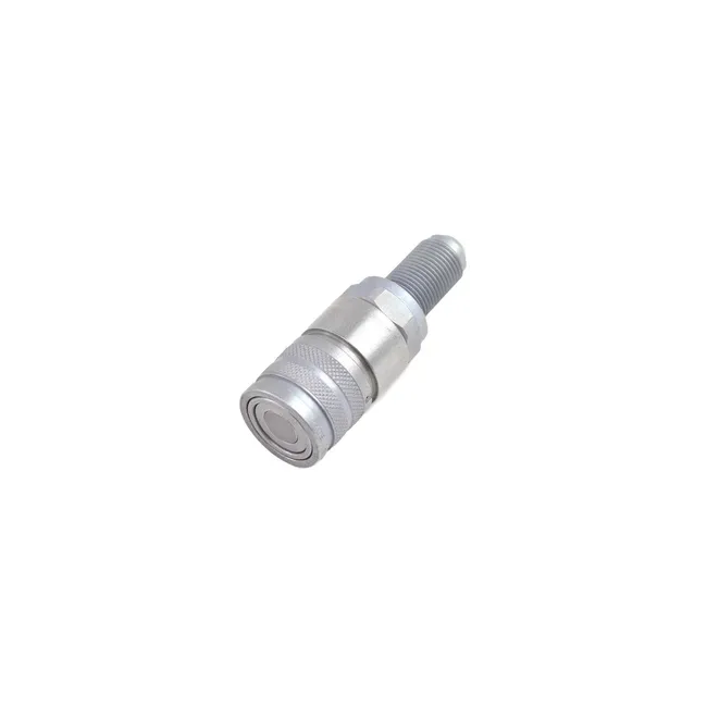 Bobcat 7246794 Flat Face Female Coupler,1/4" body, 7/8" UNF/ORB thread 7246794