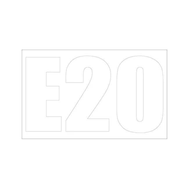 Bobcat 7255521 E20 Model Decal, 7255521