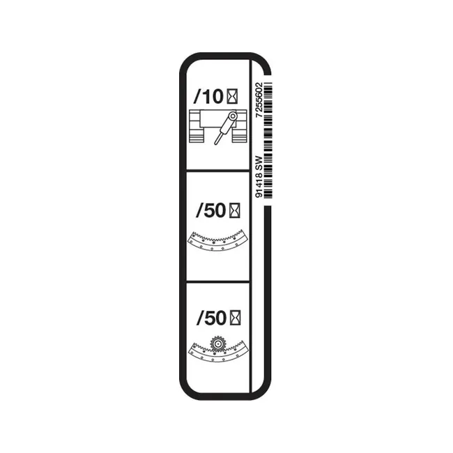 Bobcat 7255602 Grease Remote Decal, 7255602