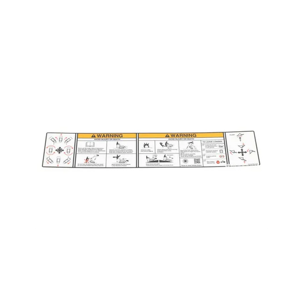 Bobcat 7273437 Warning Decal for Mini Track Loaders, 7273437
