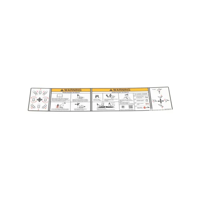 Bobcat 7273437 Warning Decal for Mini Track Loaders, 7273437