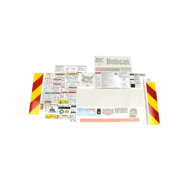 Bobcat 7276198 T870 Internal and External Decal Kit for Track Loaders, 7276198