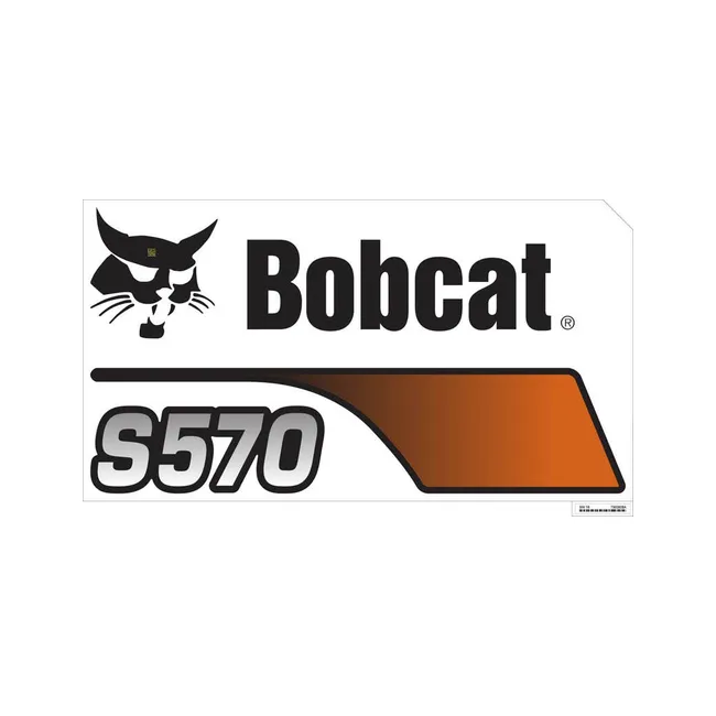 Bobcat 7302828 S570 Model Decal, 7302828