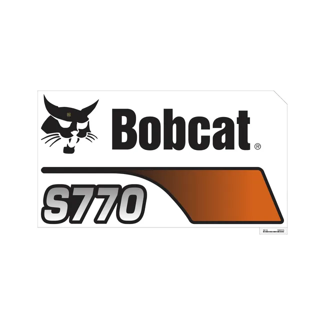 Bobcat 7303727 Upright Lh Decal, 7303727