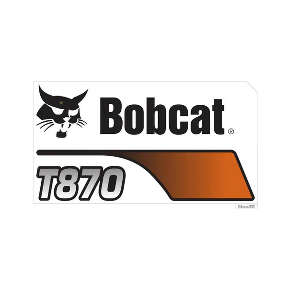Bobcat 7303764 Left T870 Upright Decal for Track Loaders, 7303764