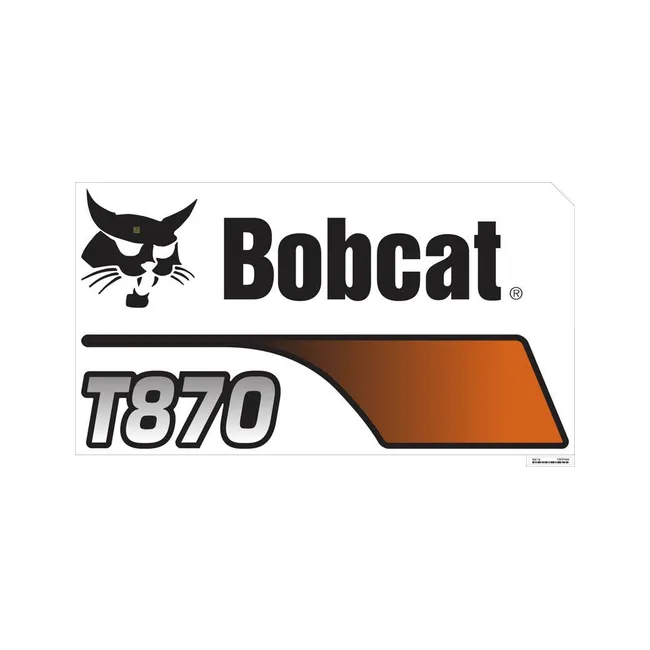 Bobcat 7303764 Left T870 Upright Decal for Track Loaders, 7303764