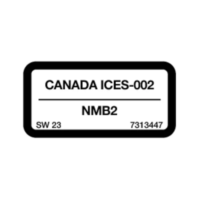 Bobcat 7313447 Canada EMC Decal for Bobcat Equipment, 7313447