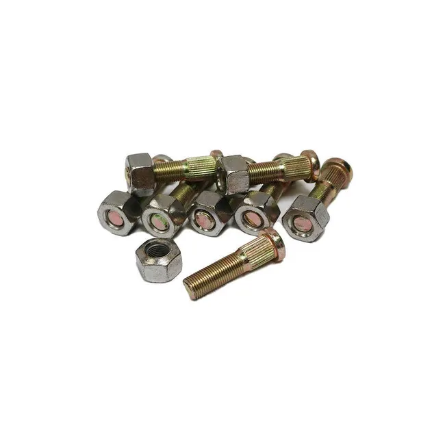 Bobcat 7325076 Wheel Spacer Studs and Nuts, 9/16" (SET OF 8), 7325076