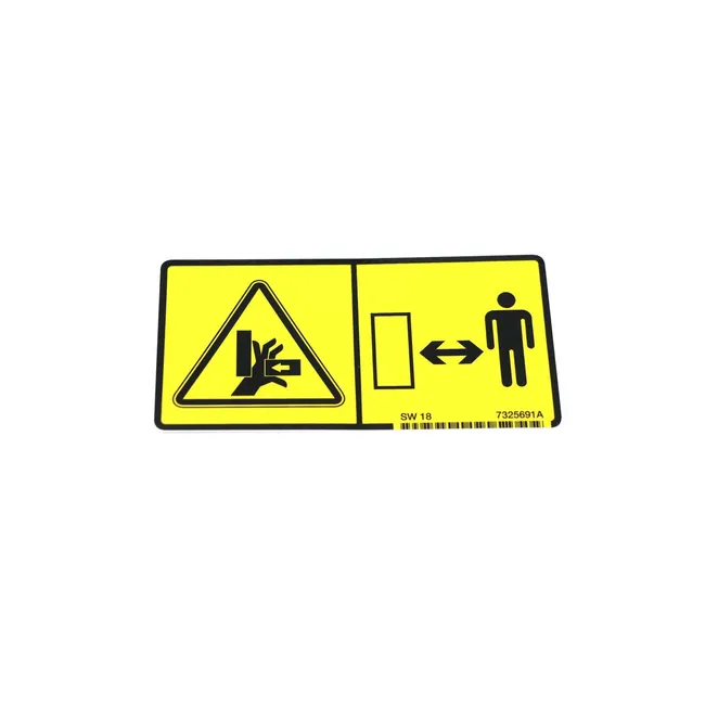 Bobcat 7325691 Stay Clear Decal for Loaders, 7325691