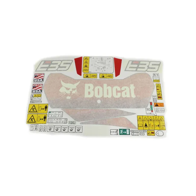 Bobcat 7325705 E35 Internal and External Decal Kit for Excavators, 7325705