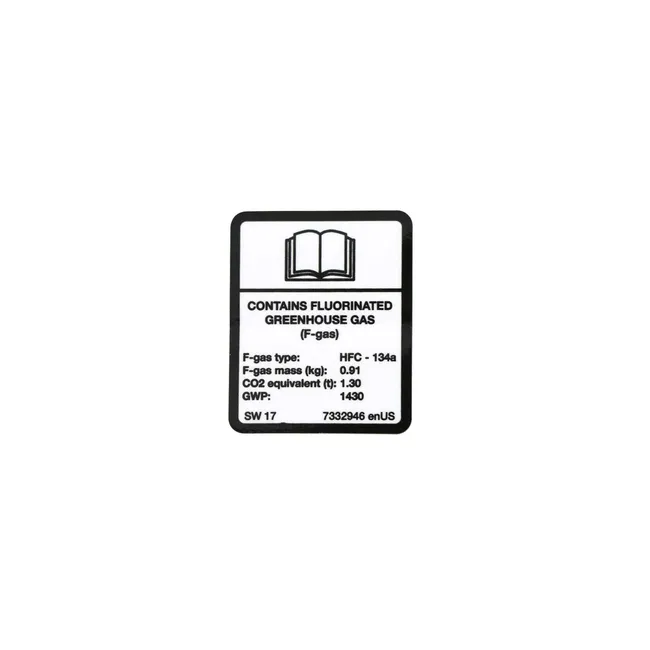 Bobcat 7332946 HVAC Decal for Loaders, 7332946