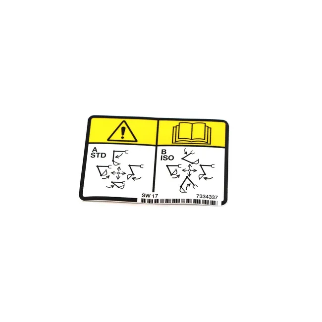 Bobcat 7334337 Right STD/ISO Decal for Excavators, 7334337