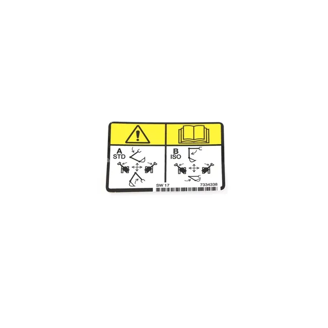 Bobcat 7334338 Lh Std/Iso Decal, 7334338