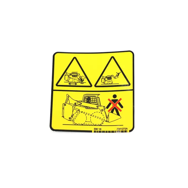 Bobcat 7341272 Warning Decal for Loaders, 7341272