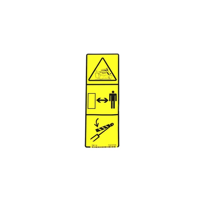 Bobcat 7341274 Danger Decal for Loaders, 7341274