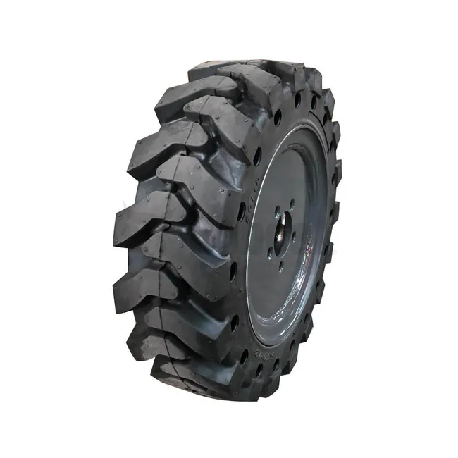 Bobcat 7365903 Right Solid Tire for S70, Grey Rim, 7365903