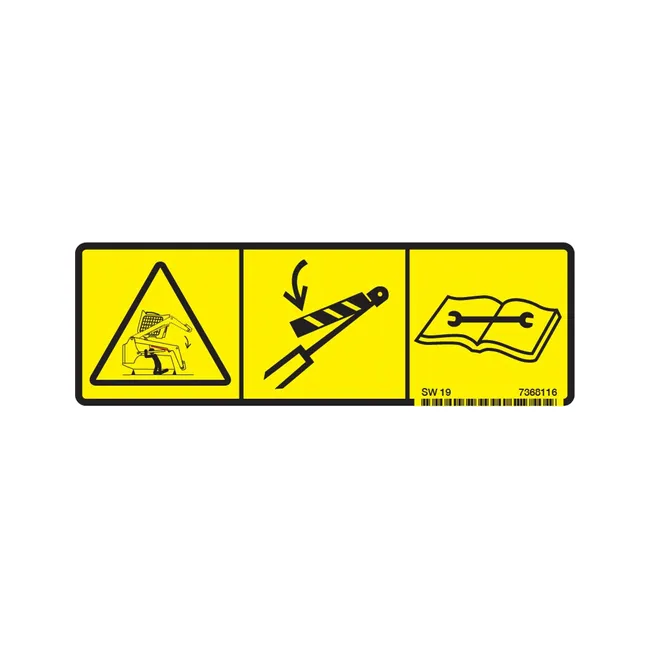 Bobcat 7368116 Danger Decal, 7368116