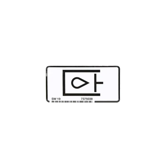 Bobcat 7375038 Oil Hydraulic Decal for Excavators, 7375038