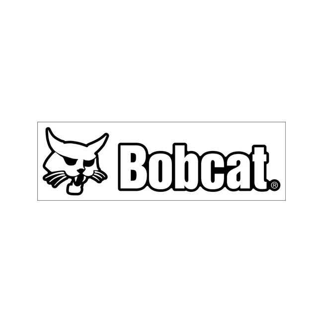 Bobcat 7376483 3.32 x 11.55 Bobcat Logo Decal for Bobcat Equipment, 7376483