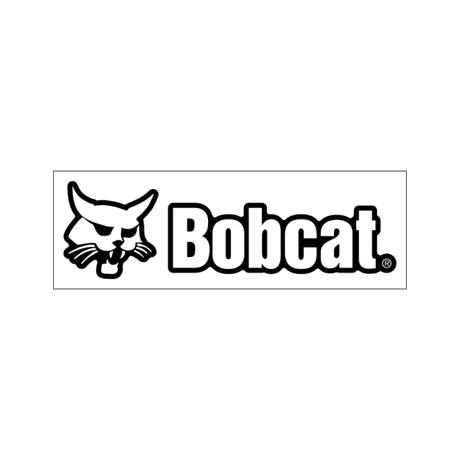 Bobcat 7377307 2.43 x 8.28 Bobcat Logo Decal for Bobcat Equipment, 7377307