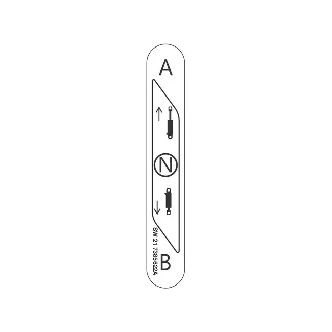 Bobcat 7385622 Double Acting Decal, 7385622